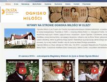 Tablet Screenshot of ogniskomilosci.pl
